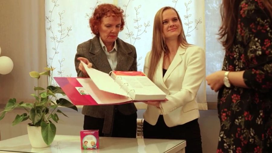 Beatriz Plans junto a Mª Ángeles Beriso